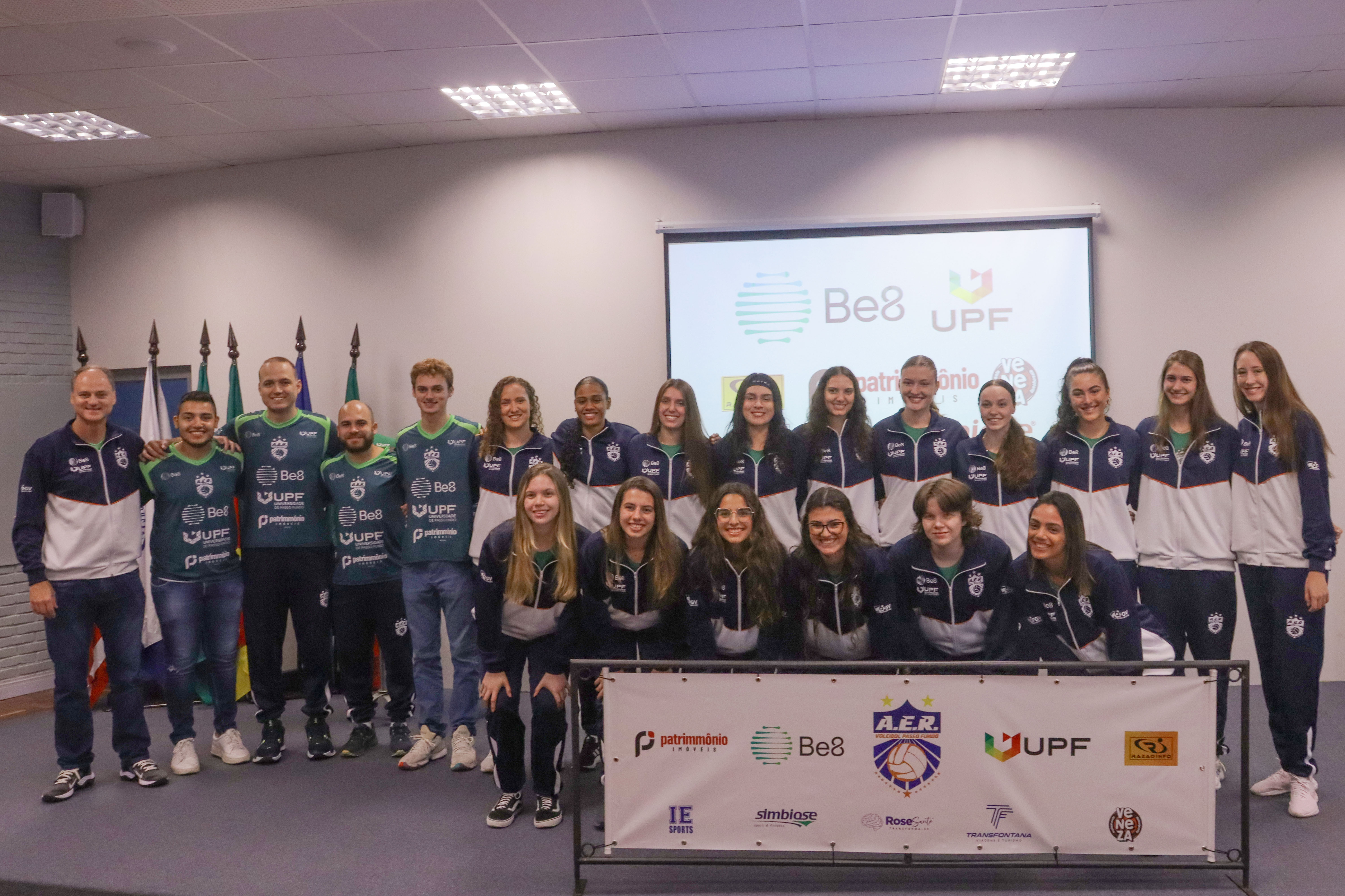Equipe de vôlei Be8/UPF é apresentada para a temporada 2024