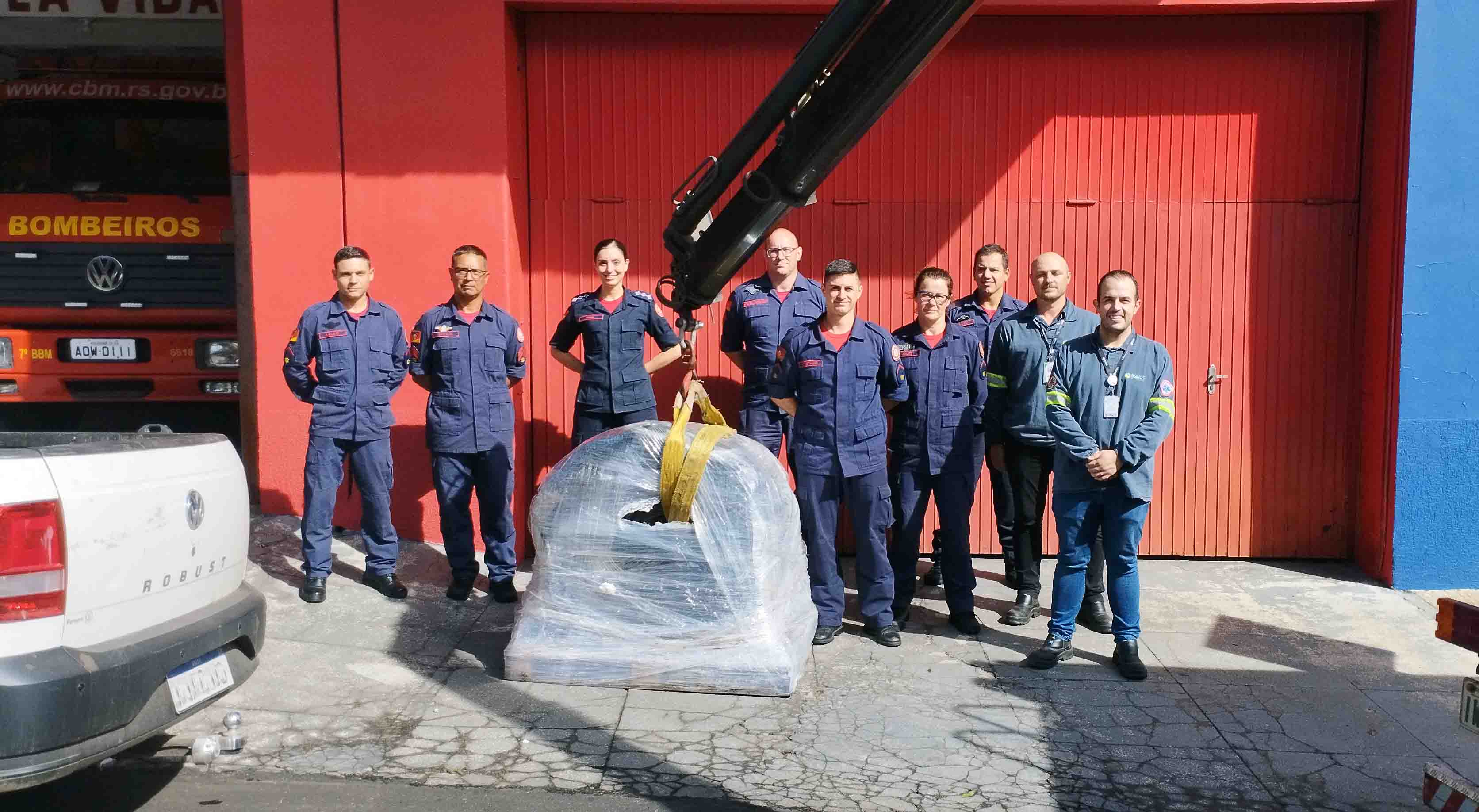 BSBIOS faz doação de material ao Corpo de Bombeiros