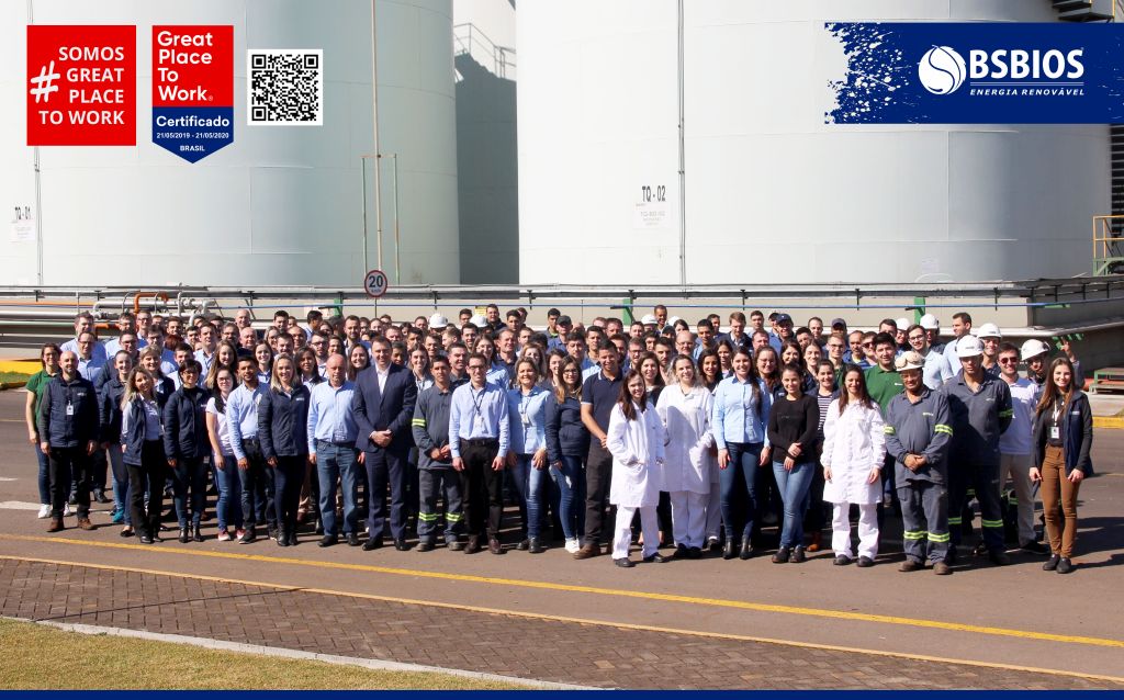 BSBIOS é certificada como uma ótima empresa para se trabalhar