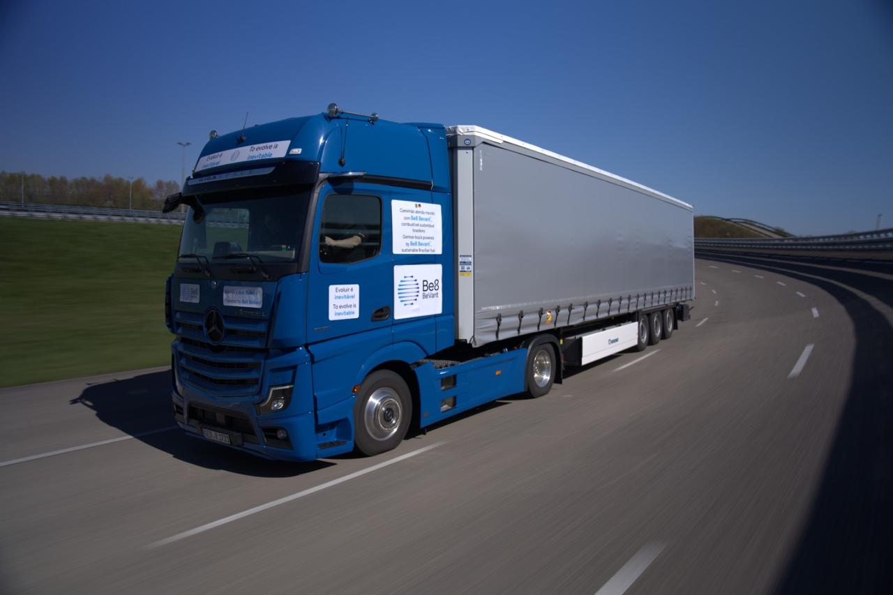 Be8 takes Brazilian biofuel to Germany and proves performance in tests with European truck