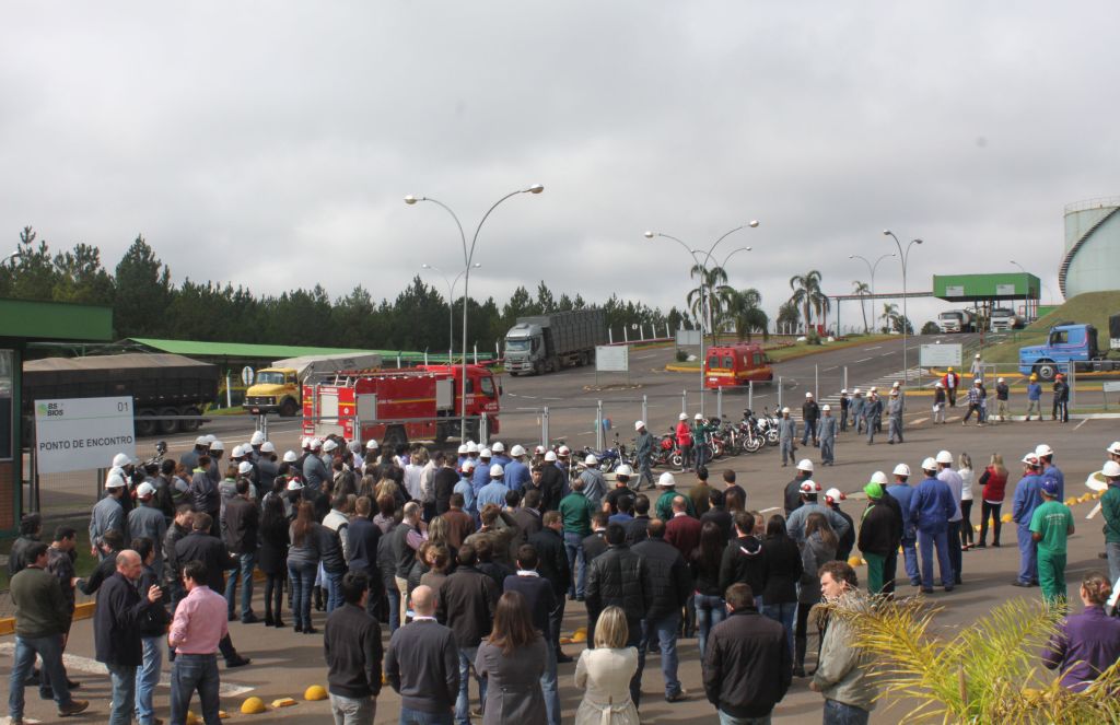 BSBIOS realiza simulação de evacuação de emergência