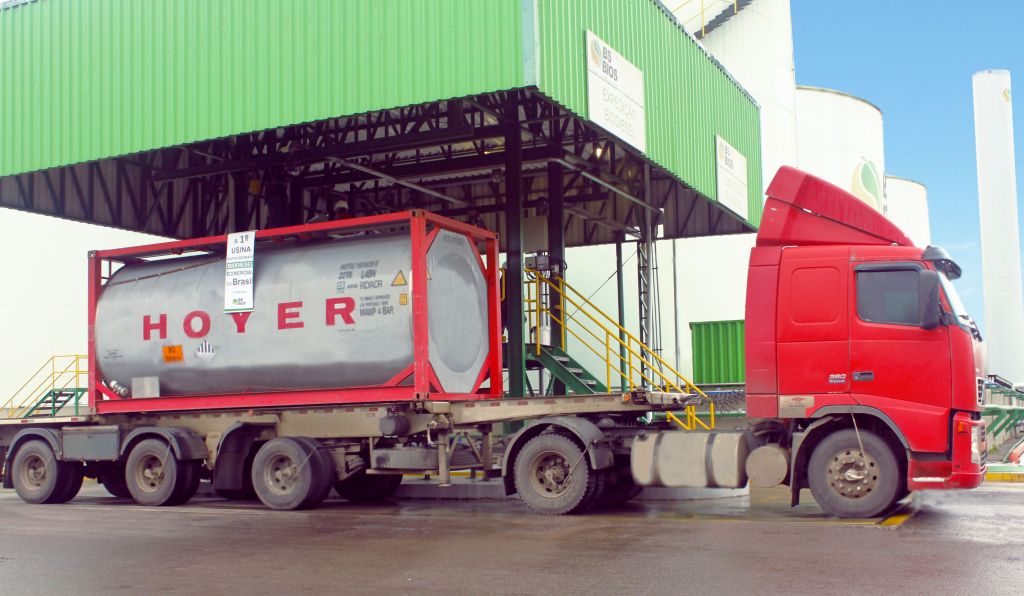 BSBIOS is the first plant in Brazil to export biodiesel