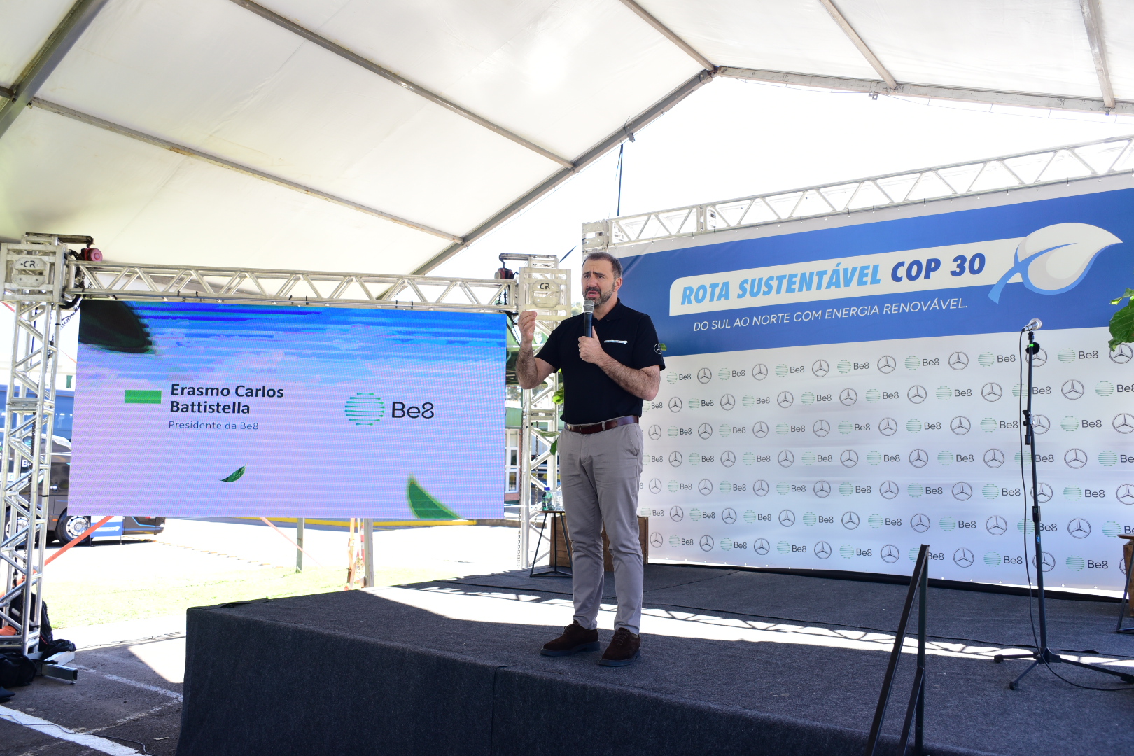 Be8 inicia em Passo Fundo (RS) a Rota Sustentável para avaliar descarbonização em frota numa jornada do Sul ao Norte rumo à COP 30