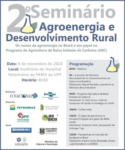 Agrienergy Seminar and Rural Development happens this Monday