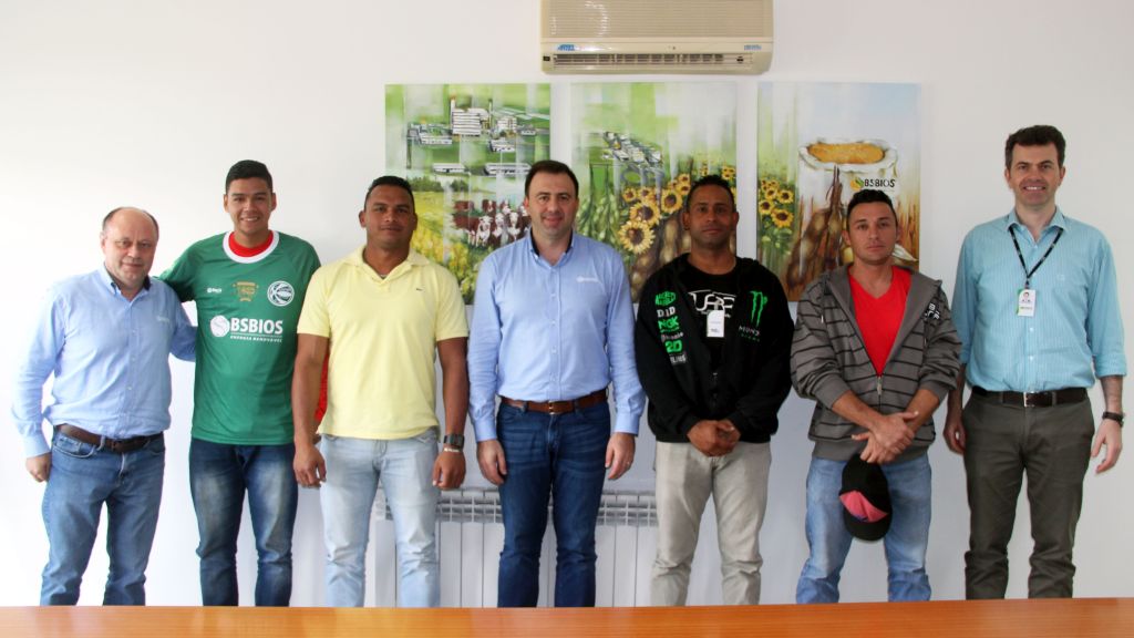 BSBIOS acolhe quatro Venezuelanos